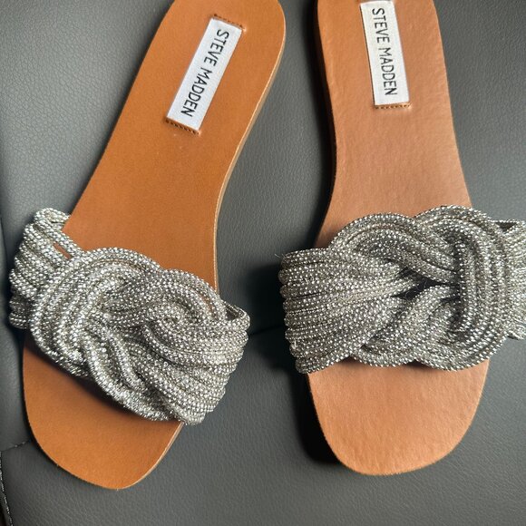 - Steve Madden Adore Rhinestone Sandal - Picture 4 of 4